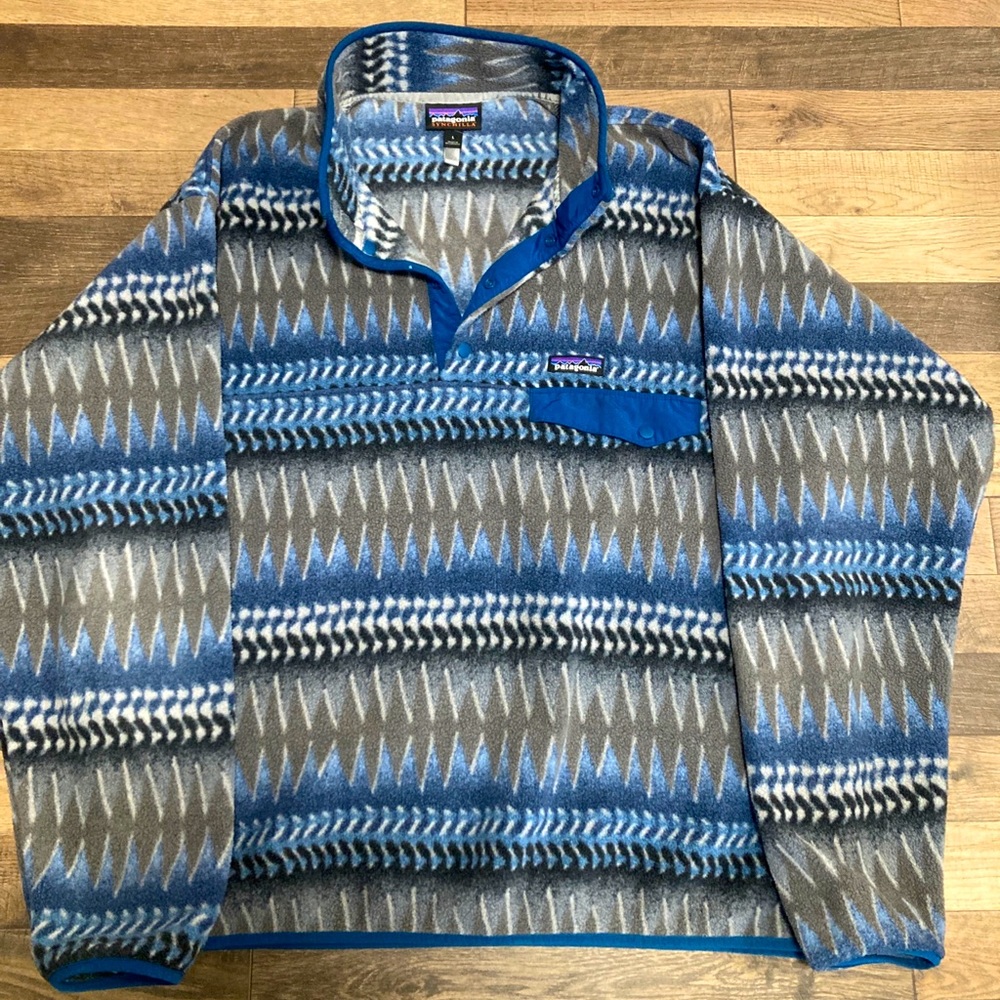 Patagonia Synchilla Mens Large Laughing Waters